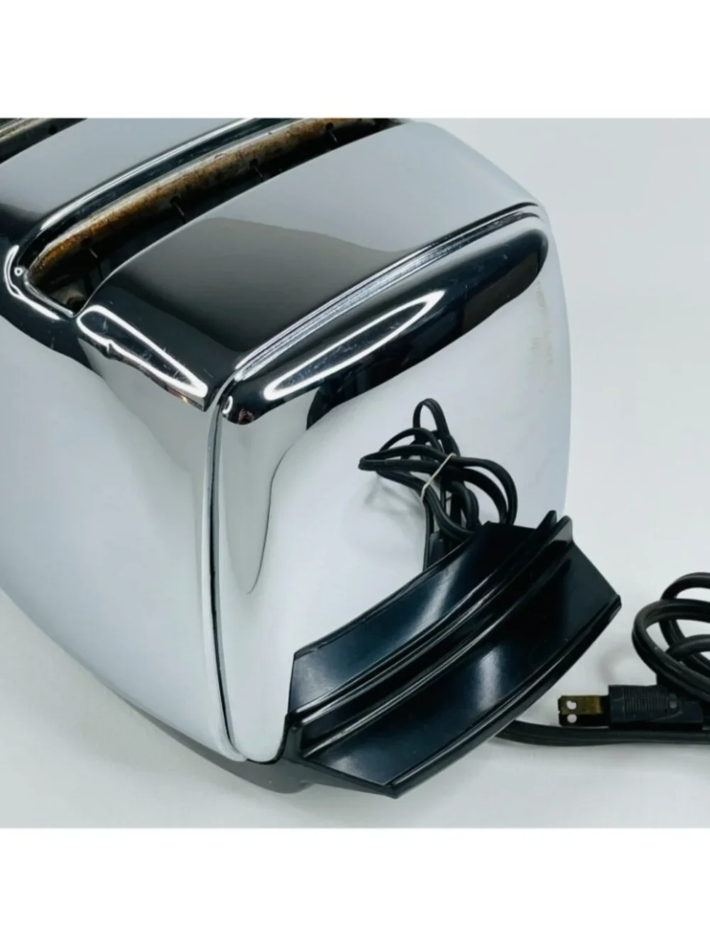 NEEDS REPAIR / NON-WORKING Sunbeam AT-W Chrome Toaster Radiant Shade Auto Drop